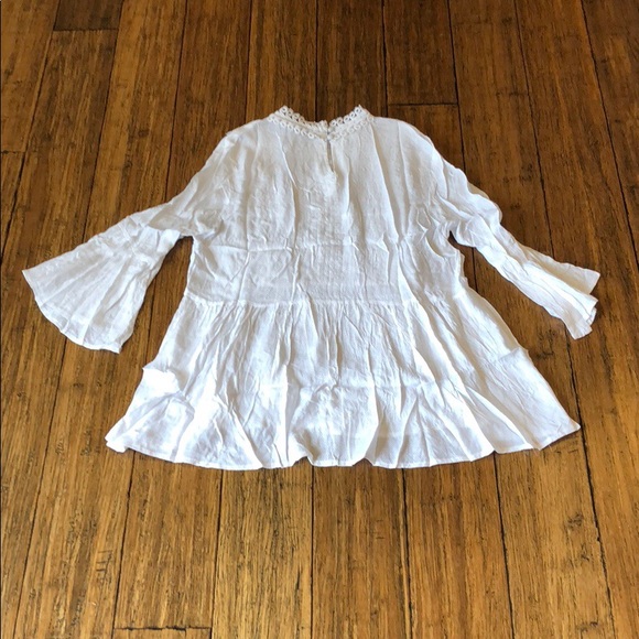 Lace Trim Babydoll Top [LAST TWO] - Picture 4 of 7